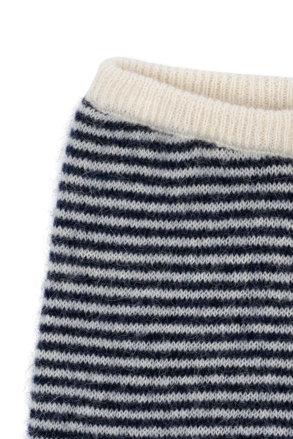 Dječaci Dječje hlače s dodatkom vune alpake Konges Sløjd BERLE KNIT PANTS KS103717.9BYA mornarsko plava