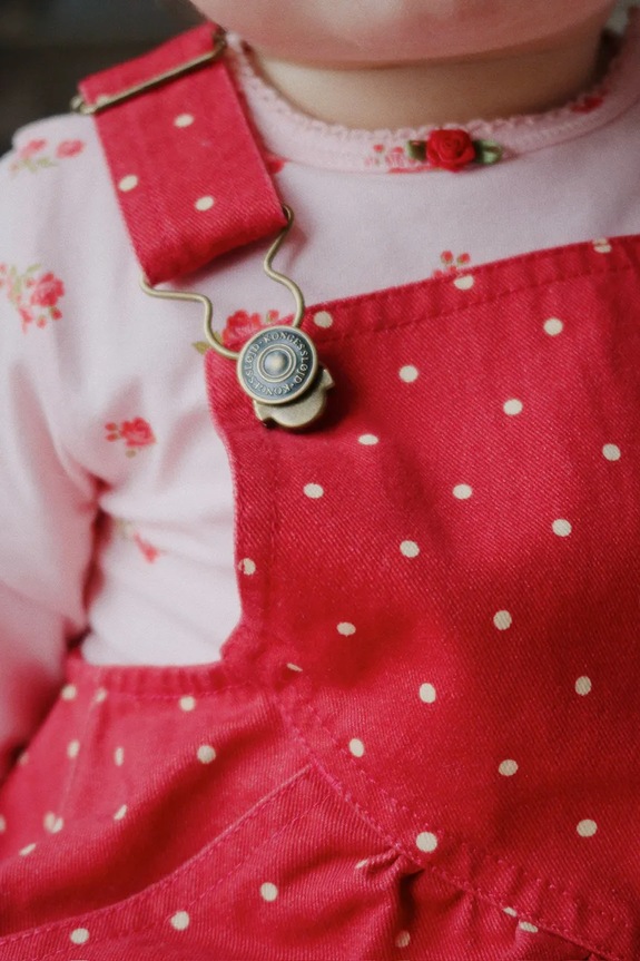Παιδικό βαμβακερό παντελόνι Konges Sløjd NOLA OVERALLS GOTS KS103945.9BYA