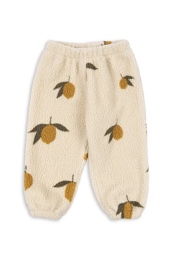 Dječji donji dio trenirke Konges Sløjd JODY PANTS GRS Planet friendly bež KS104066.9BYA