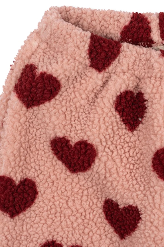 Chłopiec Konges Sløjd spodnie dresowe dziecięce JODY PANTS GRS KS104066.9BYA różowy