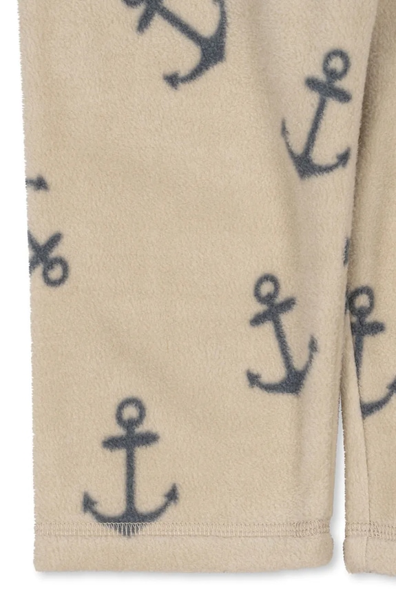 Konges Sløjd spodnie TAVI FLEECE PANTS GRS beżowy KS103541.9BYA