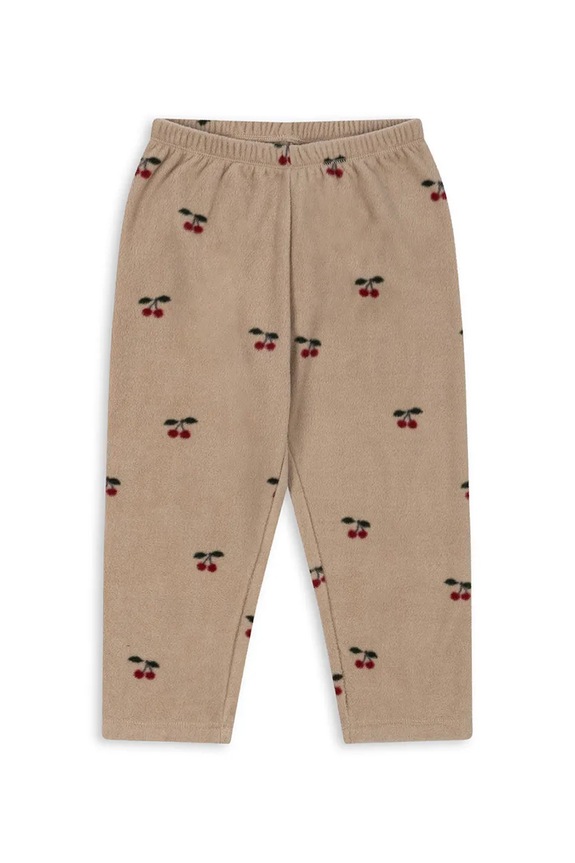 Detské nohavice Konges Sløjd TAVI FLEECE PANTS GRS KS103623.9BYA béžová AW25