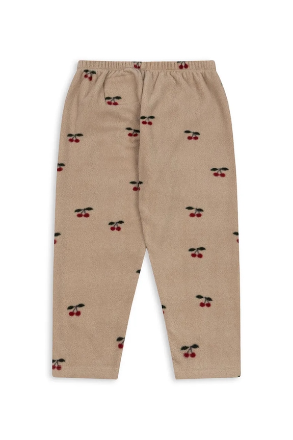 Chlapec Detské nohavice Konges Sløjd TAVI FLEECE PANTS GRS KS103623.9BYA béžová