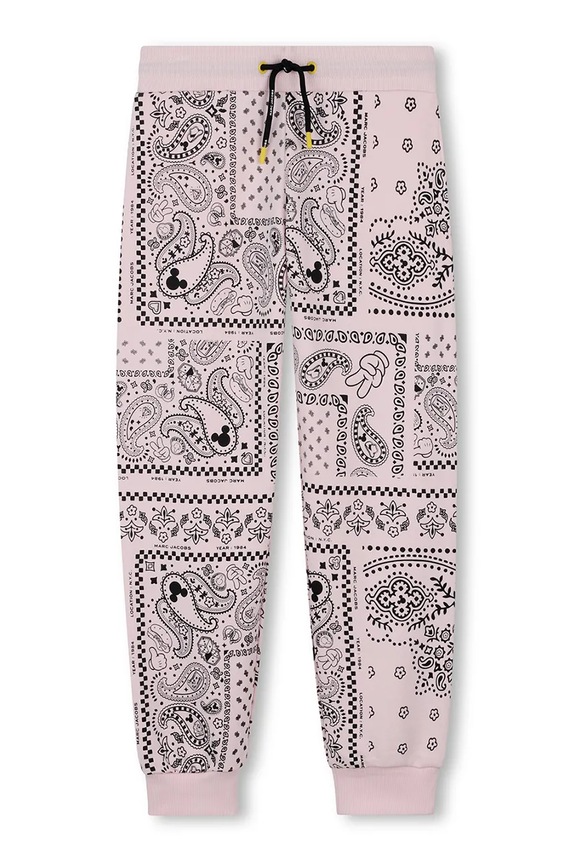 Marc Jacobs pantaloni de trening pentru copii W60651.114.150 roz AW25
