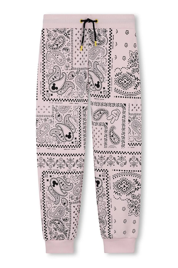 Marc Jacobs pantaloni de trening pentru copii W60651.114.150 roz AW25