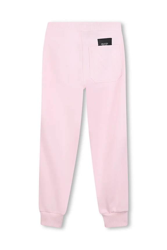 Detské bavlnené tepláky Marc Jacobs W60656.114.150 ružová AW25