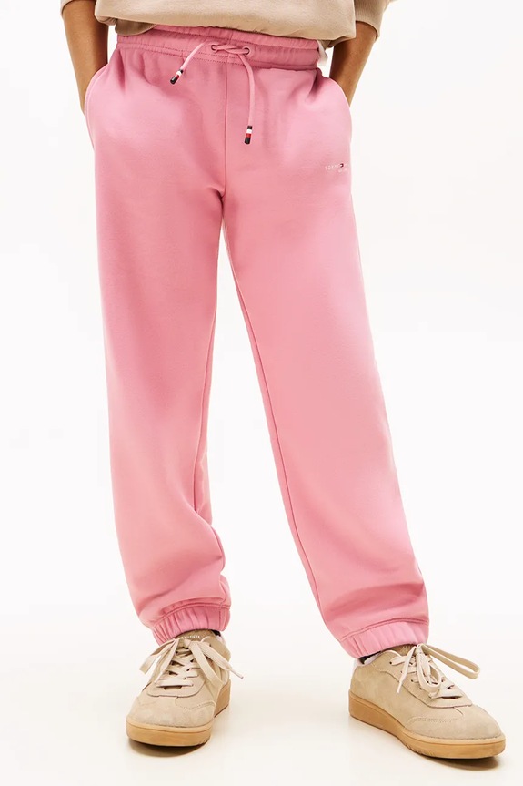Chlapec Detské tepláky Tommy Hilfiger KS0KS00662.128.176.9BYA ružová