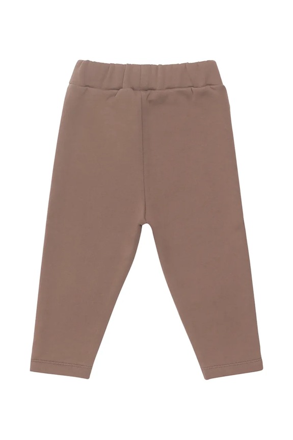 Băieți Donsje pantaloni de trening din bumbac pentru bebeluși Joek Trousers Stags 3040707 maro