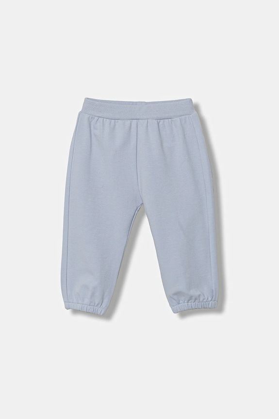 United Colors of Benetton pantaloni de trening pentru bebeluși uni albastru 3MDSAF029.W.seasonal