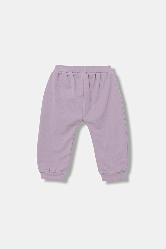 Detské tepláky United Colors of Benetton 3MDSAF02C.W.seasonal fialová AW25