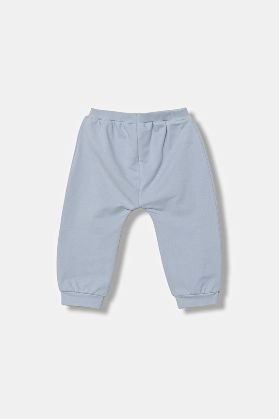 United Colors of Benetton pantaloni de trening pentru bebeluși 3MDSAF02C.W.seasonal albastru AW25