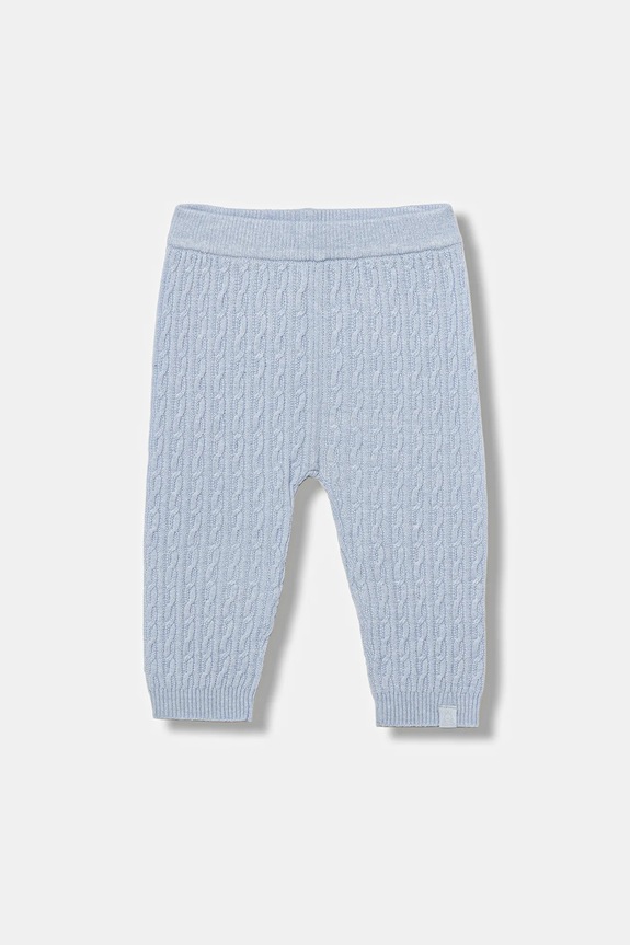 Штаны с шерстью для младенцев United Colors of Benetton трикотаж голубой 106WAF008.W.seasonal