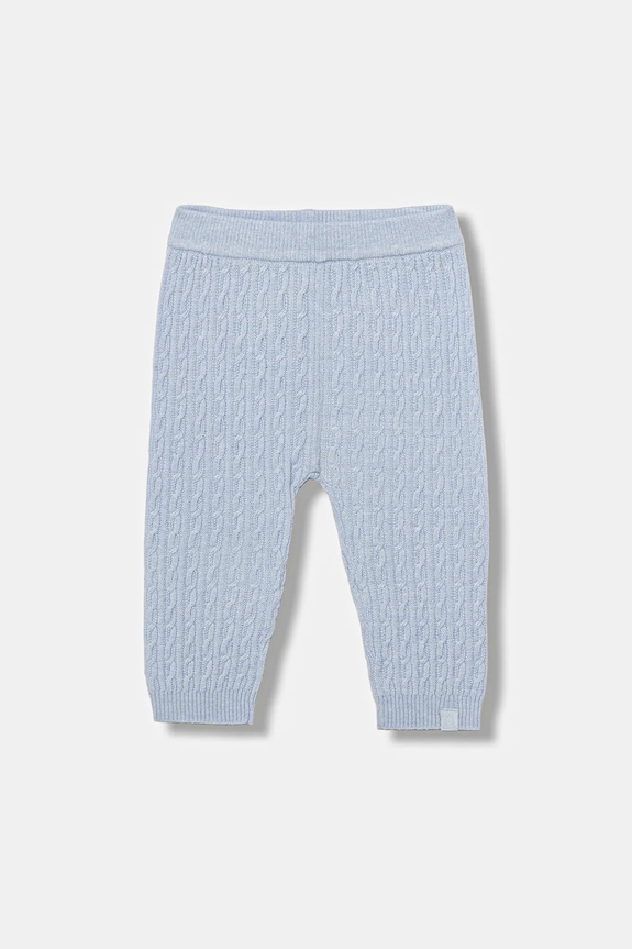 Штаны с шерстью для младенцев United Colors of Benetton трикотаж голубой 106WAF008.W.seasonal