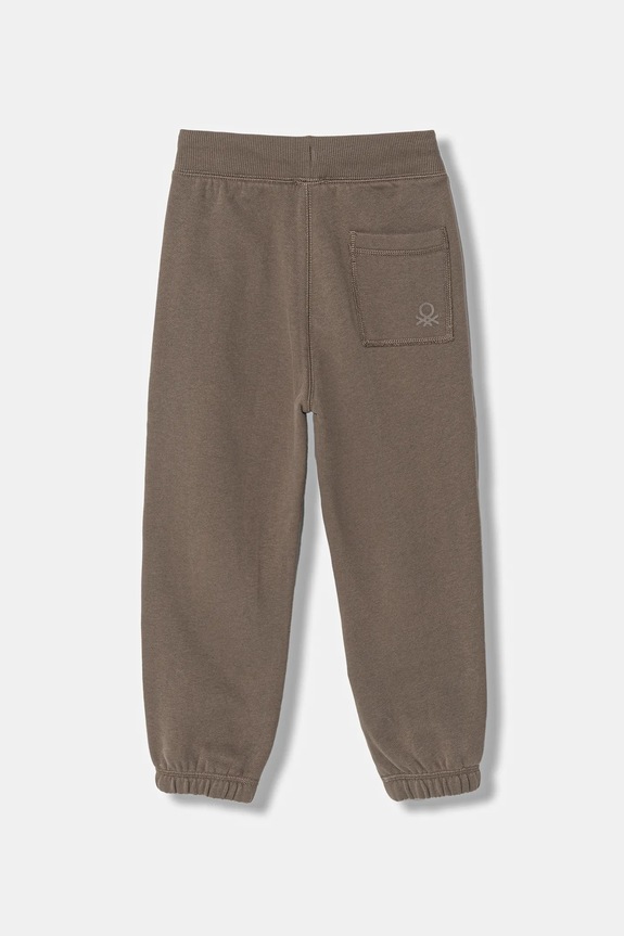 United Colors of Benetton spodnie dresowe dziecięce 3EB5CF05L.G.Season.9BYA brązowy AW25