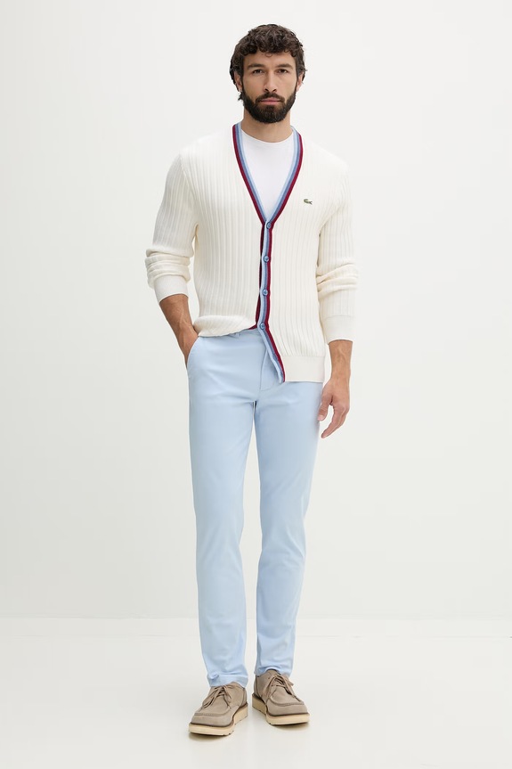 Tommy Hilfiger Παντελόνι chino ανδρικό βαμβακερό με ελαστάν MW0MW40262 μπλε SS26