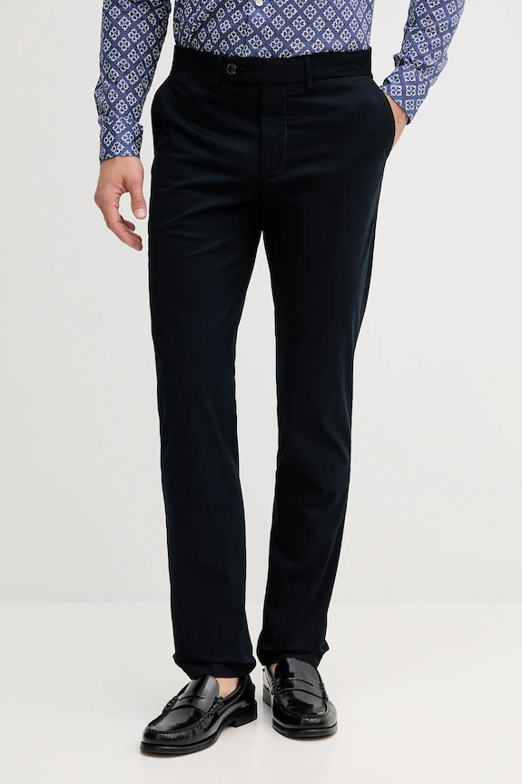 Nohavice Tommy Hilfiger chinos tmavomodrá MW0MW39726
