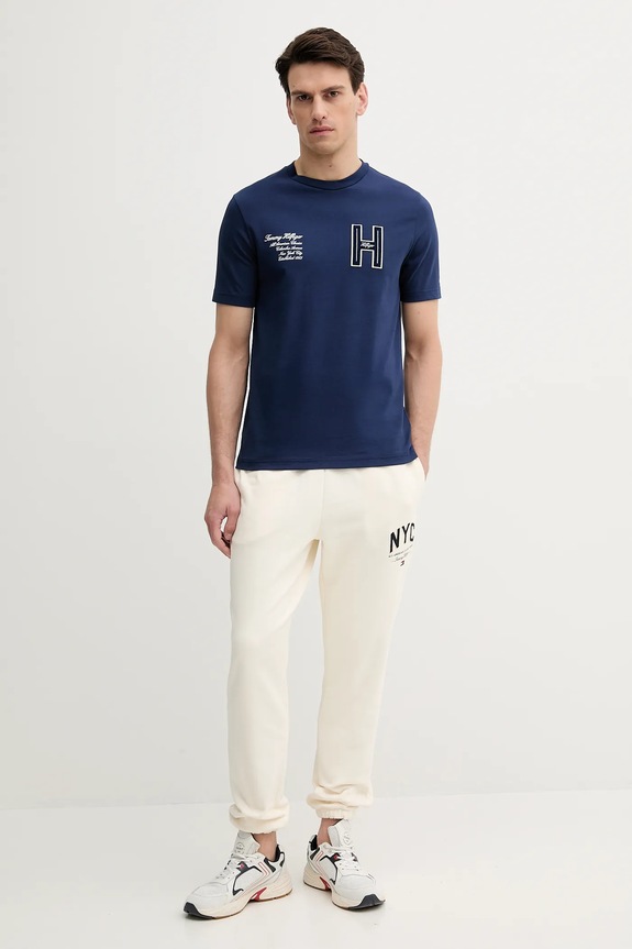 Tepláky Tommy Hilfiger MW0MW39688 béžová AW25