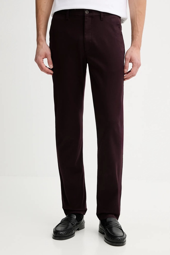 Παντελόνι Calvin Klein μπορντό LV040EM633