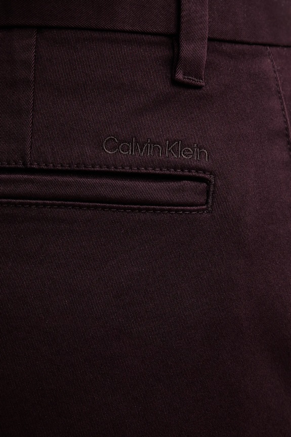 Παντελόνι Calvin Klein μπορντό LV040EM633