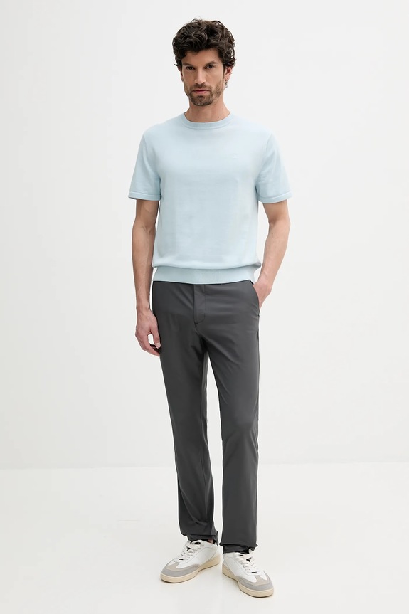 Nohavice Calvin Klein LV04LB610G sivá AW25