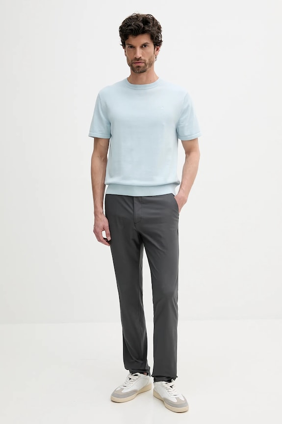 Nohavice Calvin Klein LV04LB610G sivá AW25