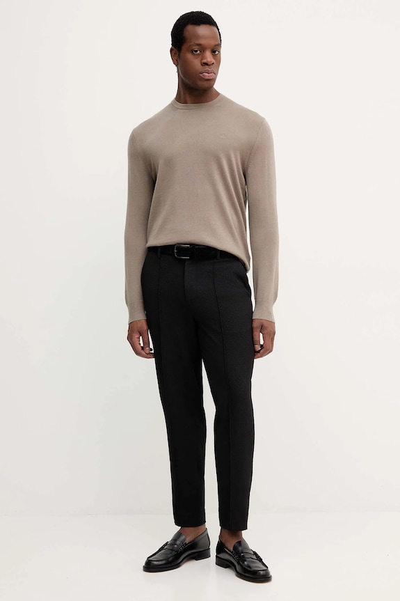Hlače Calvin Klein LV04LC427G črna AW25