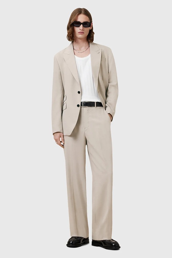 Hlače s primjesom vune AllSaints GALLOW M022QC