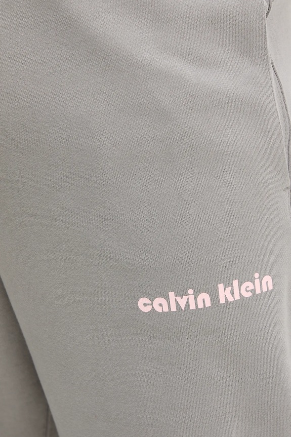 Παντελόνι φόρμας Calvin Klein Jeans γκρί LV04RC294G