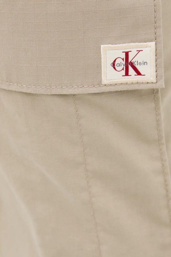 Calvin Klein Jeans spodnie beżowy LV04RC617G