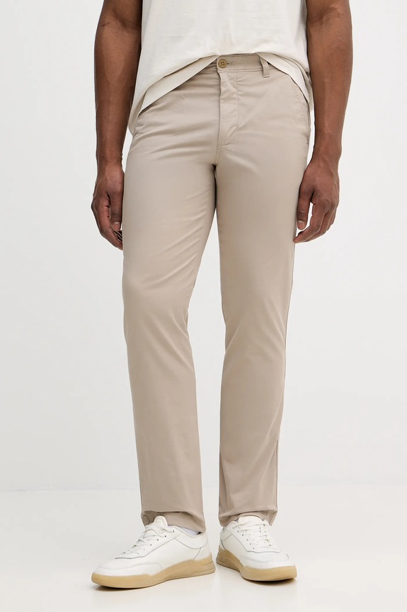 Nohavice Calvin Klein Jeans chinos béžová LV040EM628
