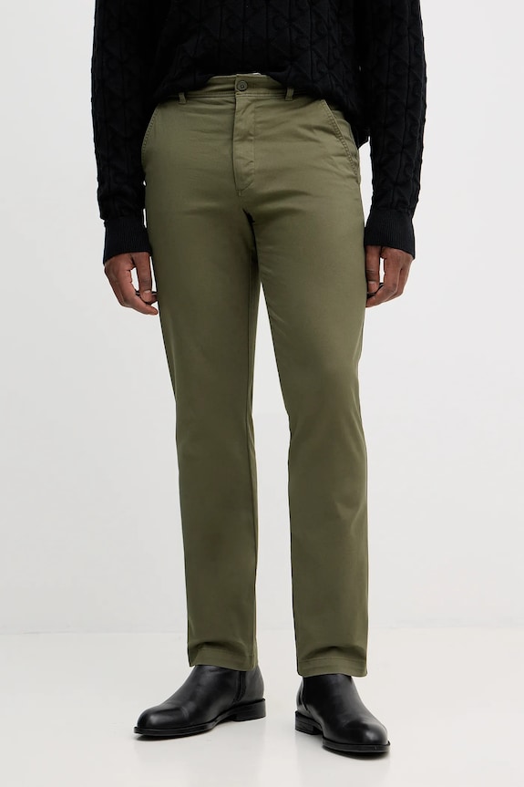 Nohavice Calvin Klein Jeans zelená LV040EM628