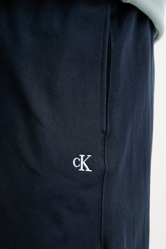Παντελόνι φόρμας Calvin Klein Jeans σκούρο μπλε LV04RC279G