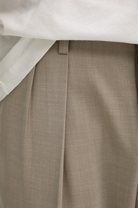 Filippa K pantaloni in misto lana beige 29803.FK