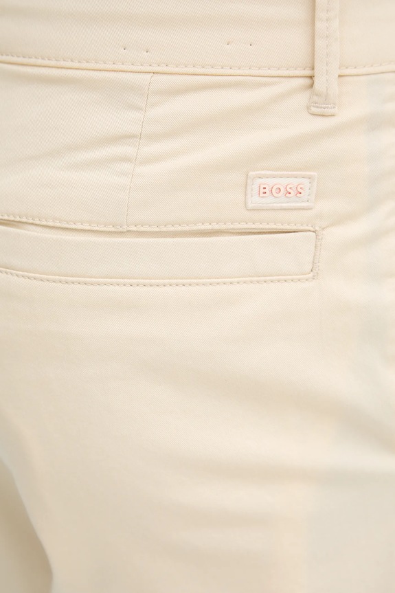 Nohavice BOSS Orange Chino-Turn-Up béžová 50542902