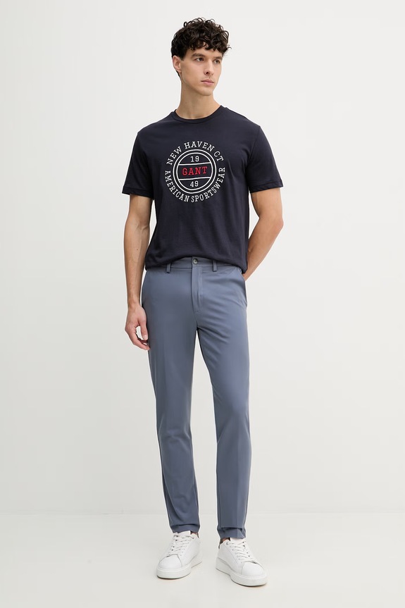 BOSS pantaloni P-Kaiton1-Zip 50543945 albastru AA00