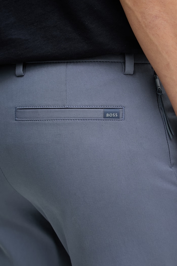 BOSS pantaloni P-Kaiton1-Zip albastru 50543945