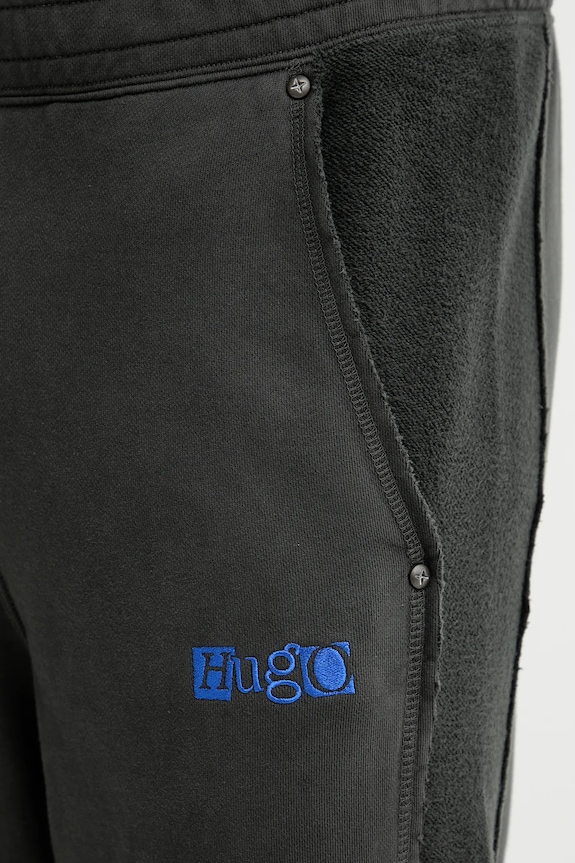 Bavlnené tepláky Hugo Blue Naspant sivá 50542841