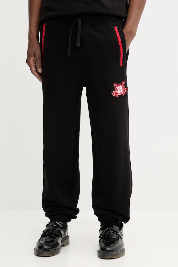 HUGO spodnie dresowe Dugbypant bawełna czarny 50544516