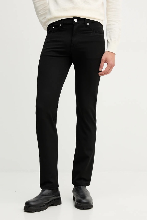 Hlače Karl Lagerfeld s elastinom crna 554815.265840