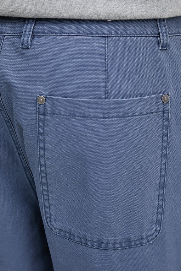 United Colors of Benetton pantaloni de bumbac albastru 4QHDUF05N