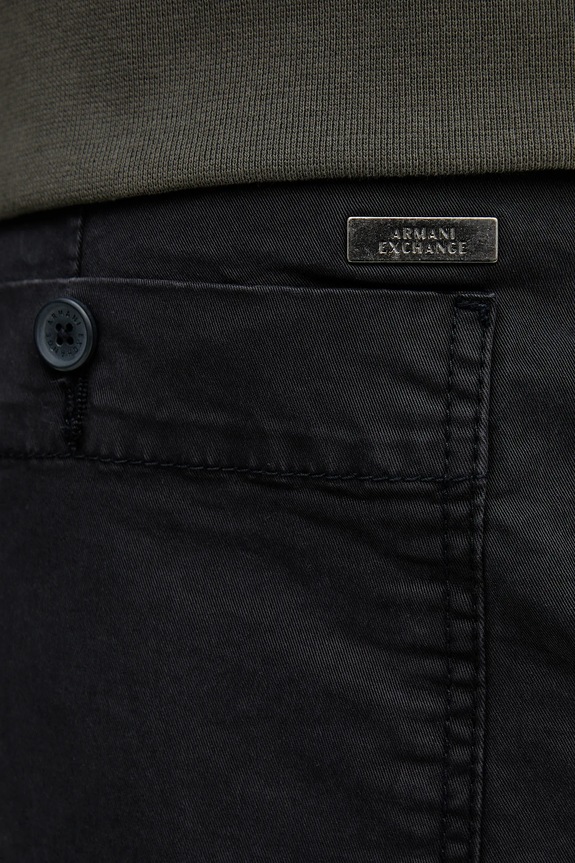 Armani Exchange pantaloni bleumarin XM001209.AF16680