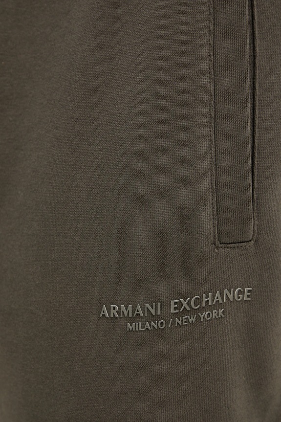 Bavlněné tepláky Armani Exchange zelená XM001299.AF20934