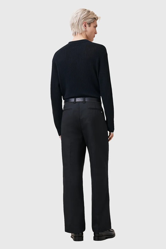 Παντελόνι AllSaints TANNER M026TC μαύρο