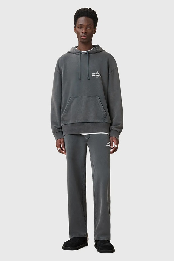 Памучен спортен панталон AllSaints SOLEIL памук сив M041TC