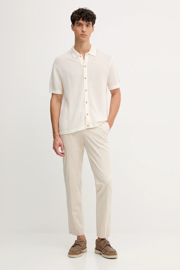 Hackett London pantaloni HM2100009R bej AW25