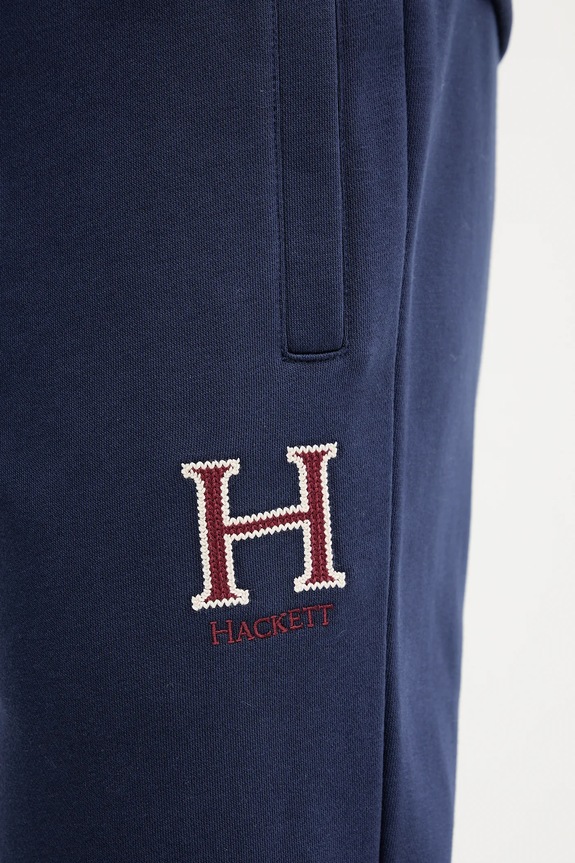 Hackett London spodnie dresowe granatowy HM5800019