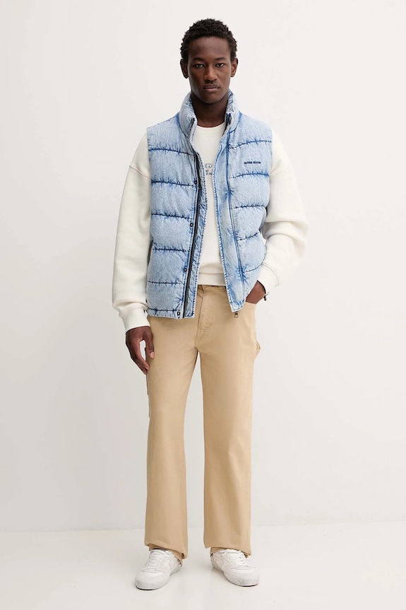 Bavlnené nohavice Guess Jeans M5YB67.WHFR1 béžová AW25