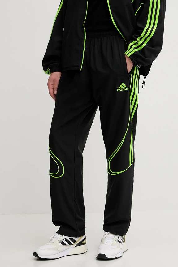 Παντελόνι φόρμας adidas Originals Teamgeist ύφασμα μαύρο JW5869