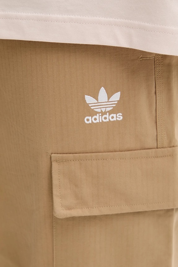 adidas Originals spodnie bawełniane Essentials zielony JX3912