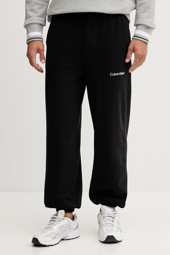 Tepláky Calvin Klein Performance pletenina černá LVGMF5P700